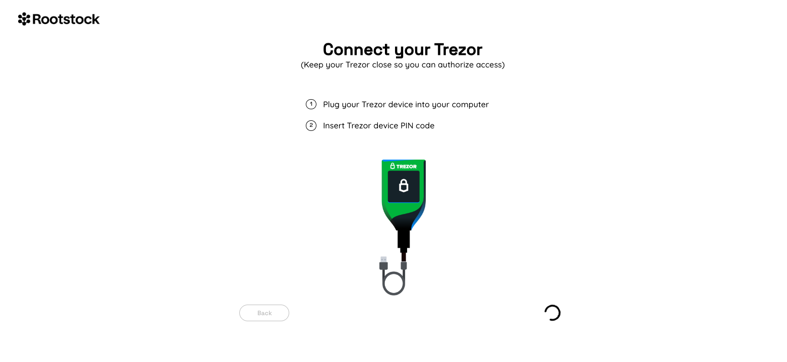 Connect Trezor